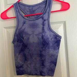 Lululemon Ebb to Street Cropped Racerback top, size 4